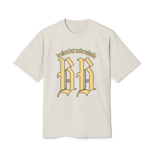 BROKEN BONEZ Vintage Gothic 'BB' Graphic Tee — (AS colour Affiliated)